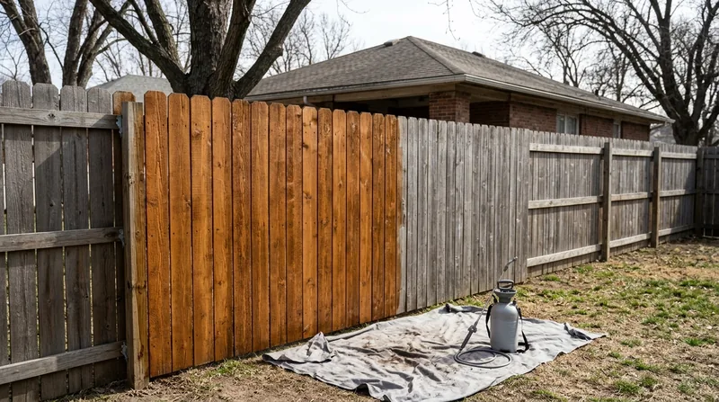 Fence Staining & Restoration Lincoln